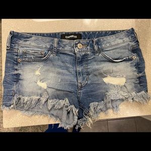 Express Cut off Jean shorts